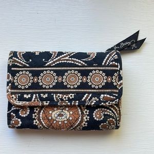 Vera Bradley Wallet - Brown & Black (Retired)